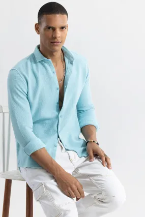 RelaxKnit Sky Blue Shirt