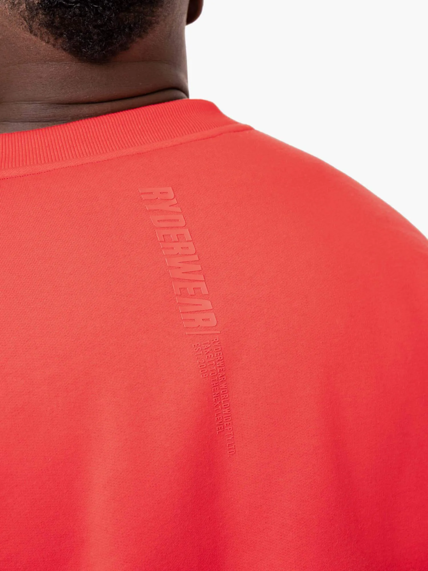 Reset Fleece Crew Neck - Red