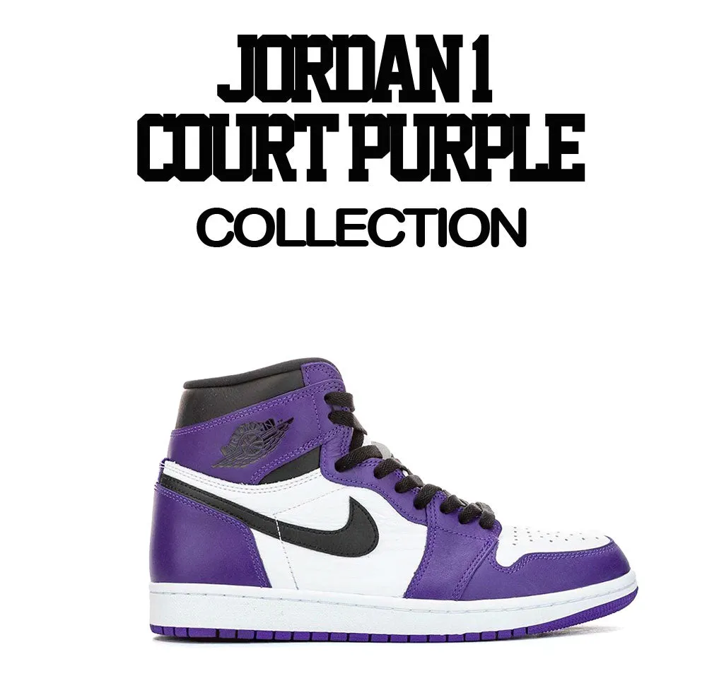 Retro 1 Court Purple Great Nipsey Shirt