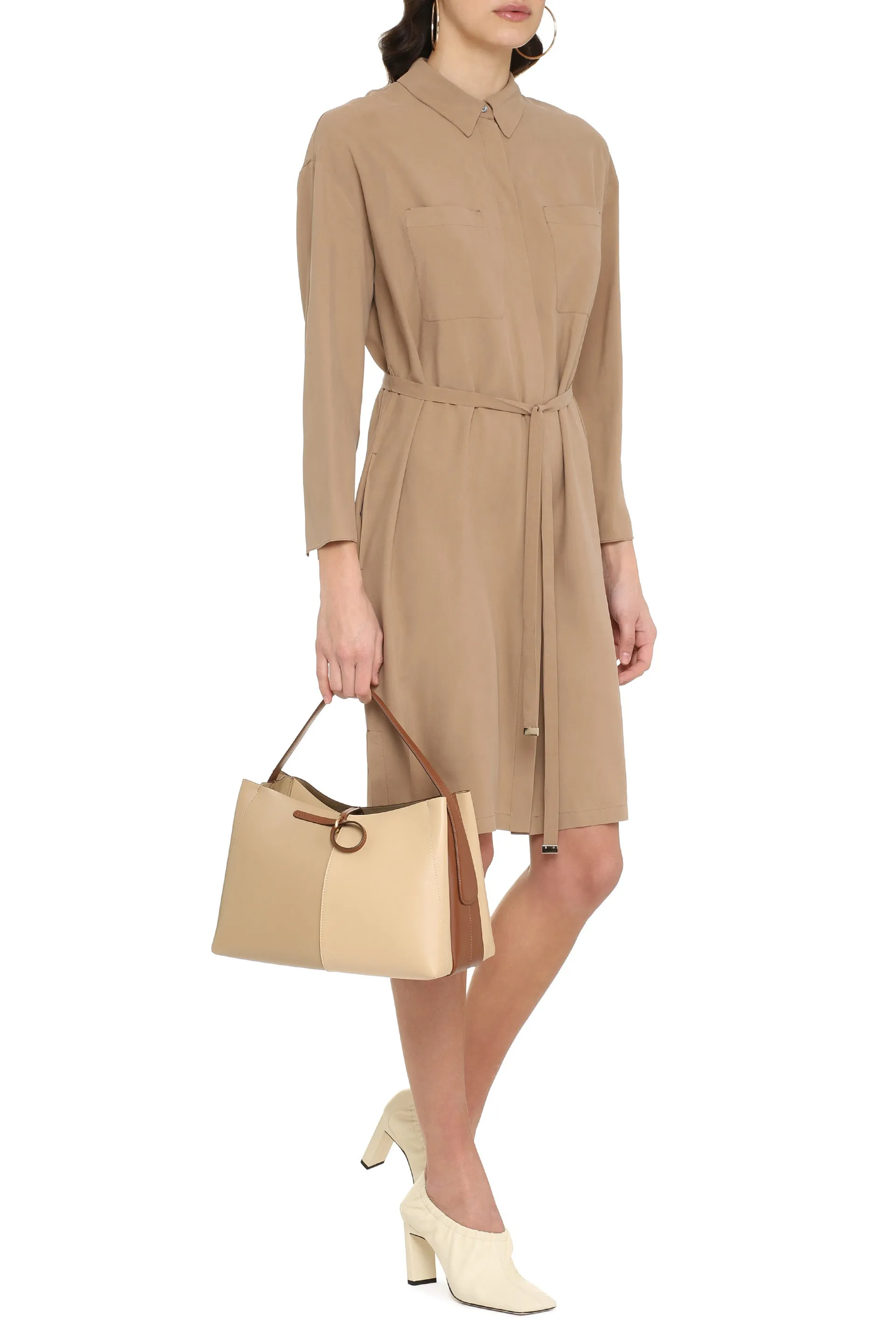 'S Max Mara Cadmio Belted Dress