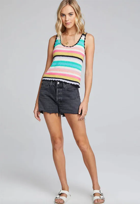 Saltwater Luxe - Neely Sweater Tank Multi