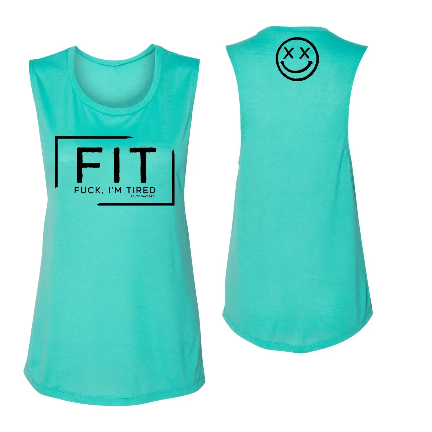 Salty Savage Ladies "FIT" Muscle Tank