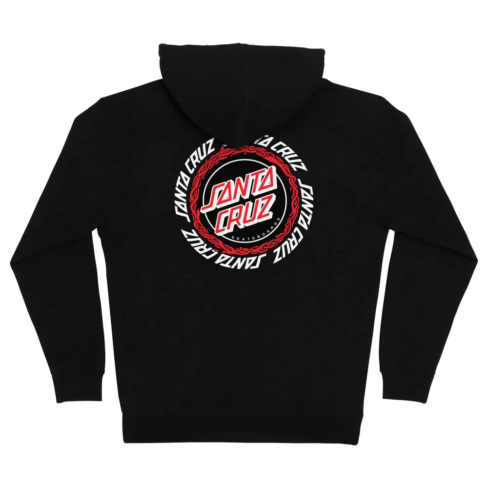 Santa Cruz Vessel Ringed Dot Mens Zip Hoodie Sweatshirt