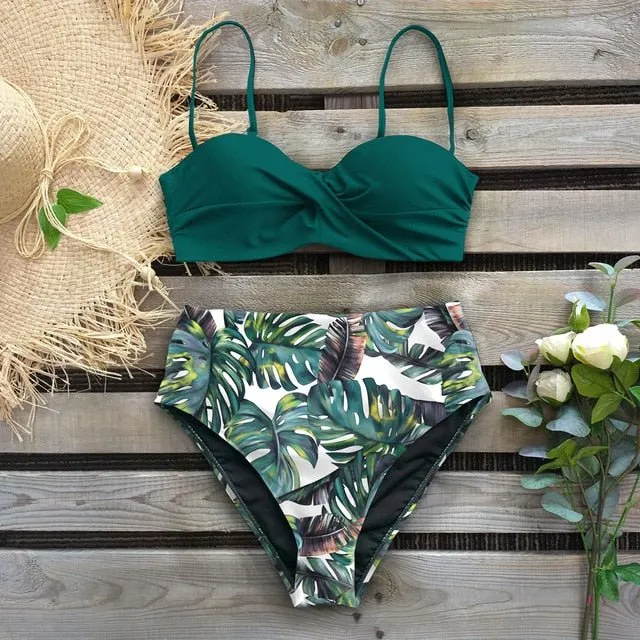 Sasha Bikini mit hoher Taille 