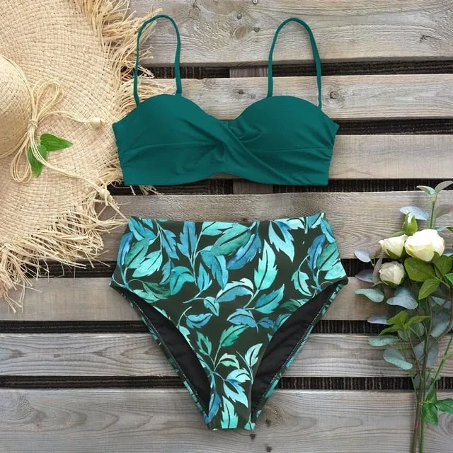 Sasha Bikini mit hoher Taille 