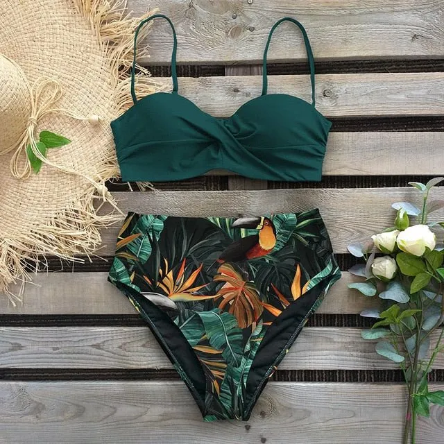 Sasha Bikini mit hoher Taille 