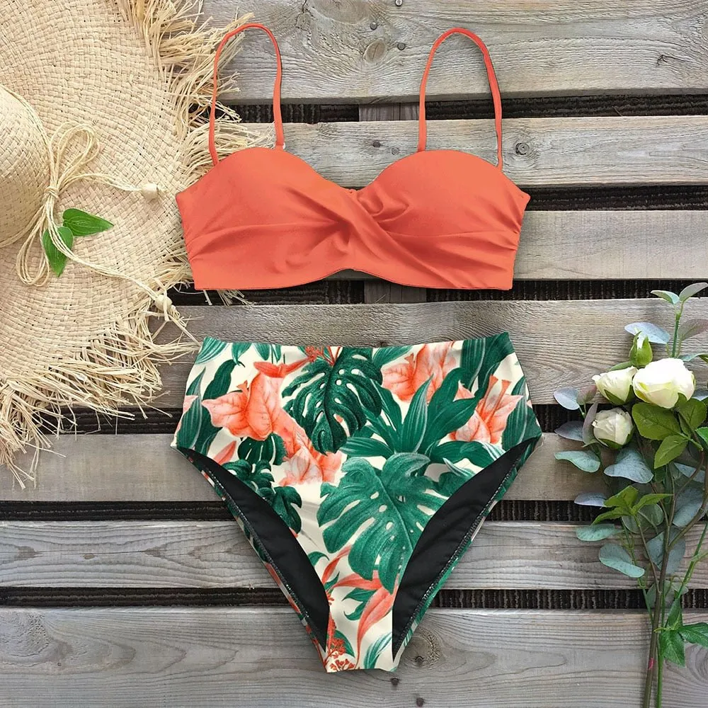 Sasha Bikini mit hoher Taille 