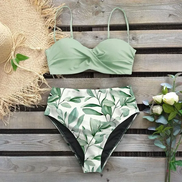 Sasha Bikini mit hoher Taille 