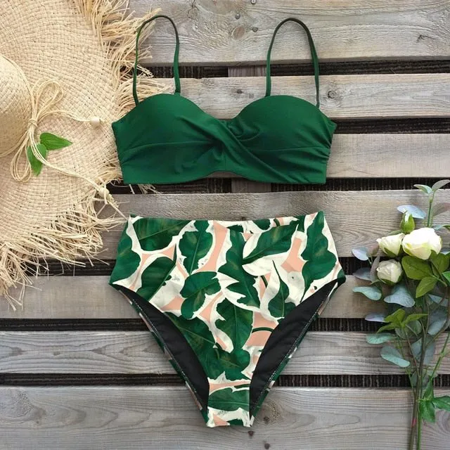 Sasha Bikini mit hoher Taille 