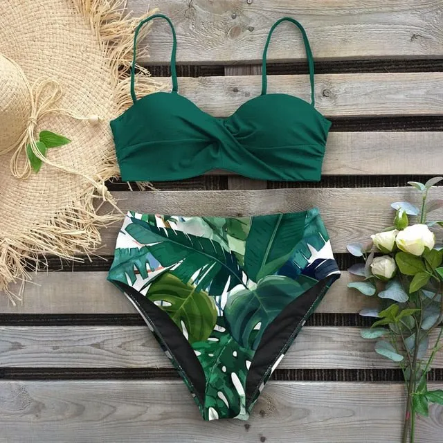 Sasha Bikini mit hoher Taille 