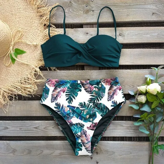 Sasha Bikini mit hoher Taille 