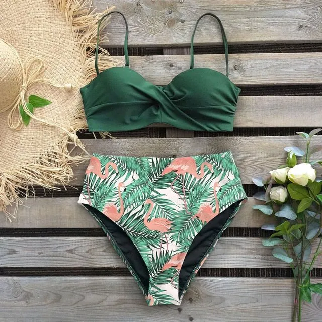 Sasha Bikini mit hoher Taille 