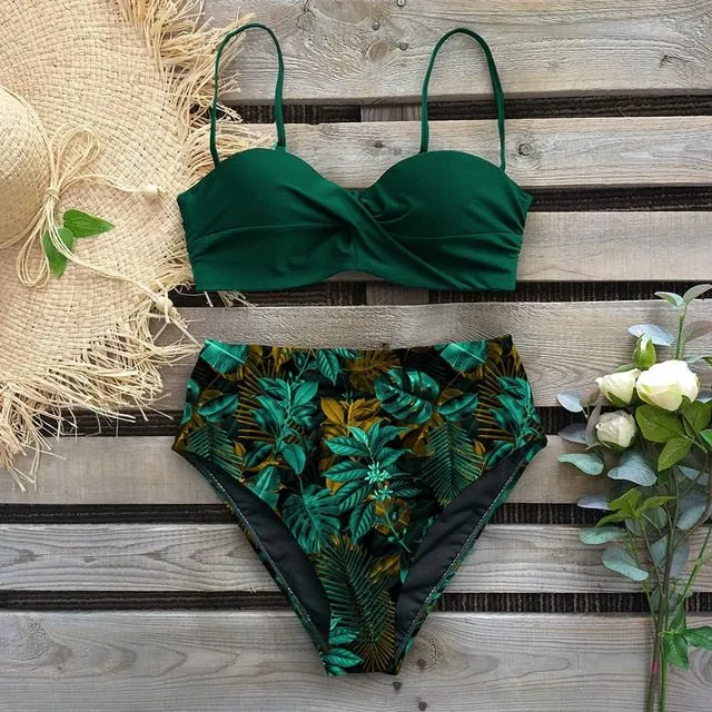 Sasha Bikini mit hoher Taille 