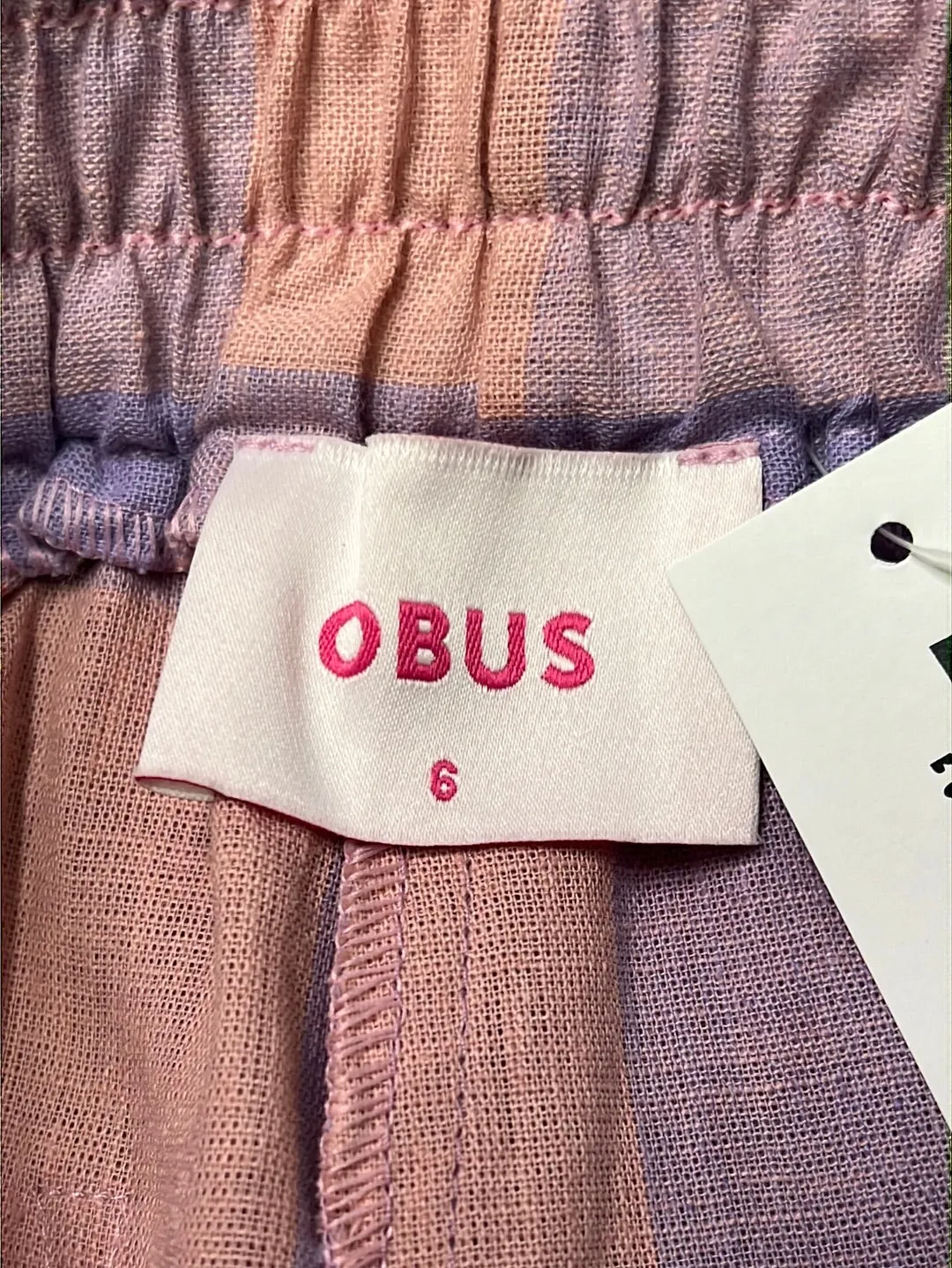 Size 6 - Obus Holiday Check Shorts