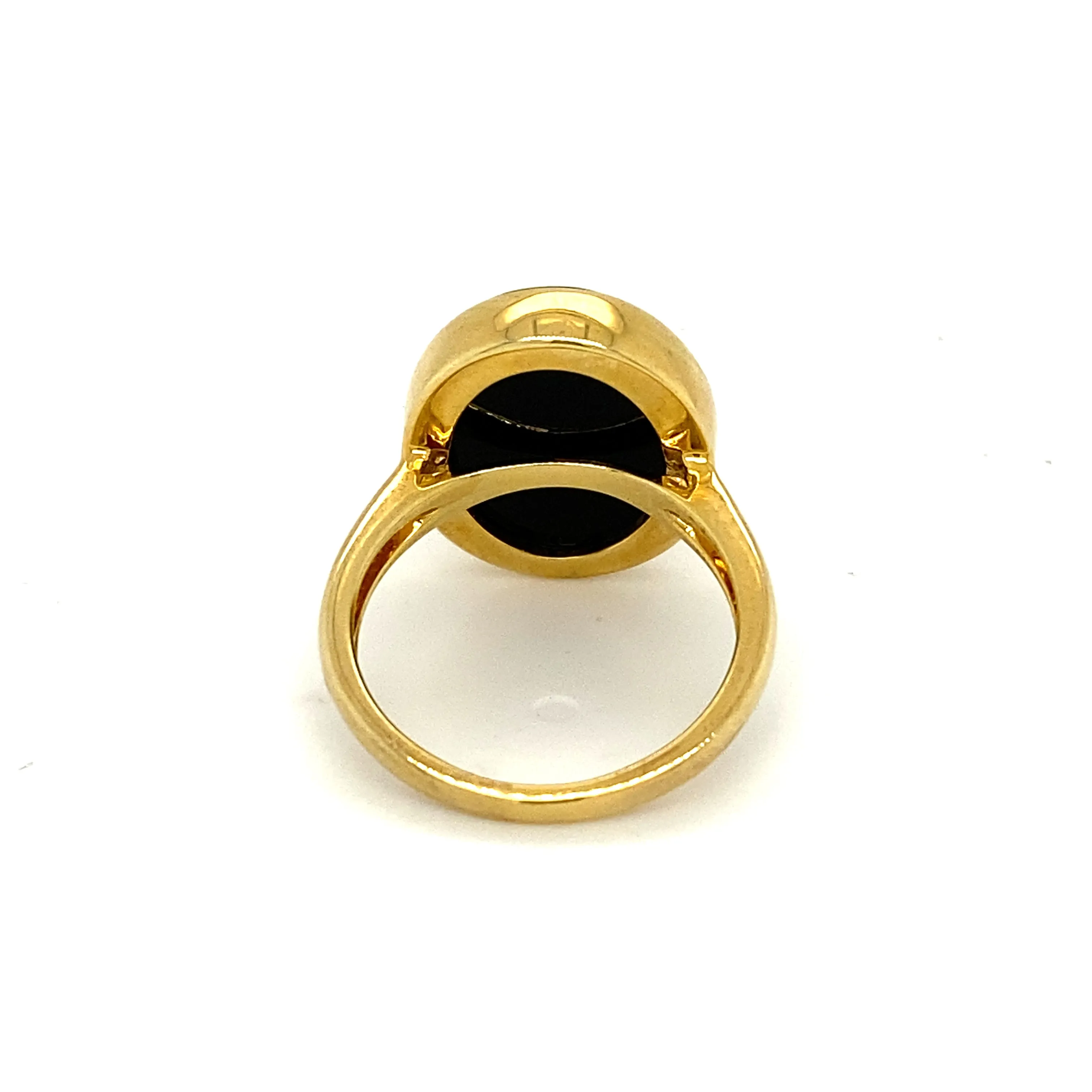 Snake Motif Gemstone Ring