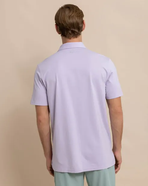 Southern Tide brrr°-eeze Heather Performance Polo Shirt - Orchid Petal