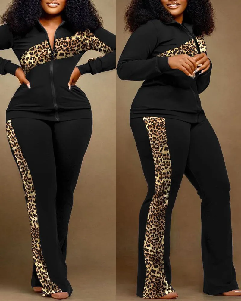 Sports Style Zipper Jumpsuits