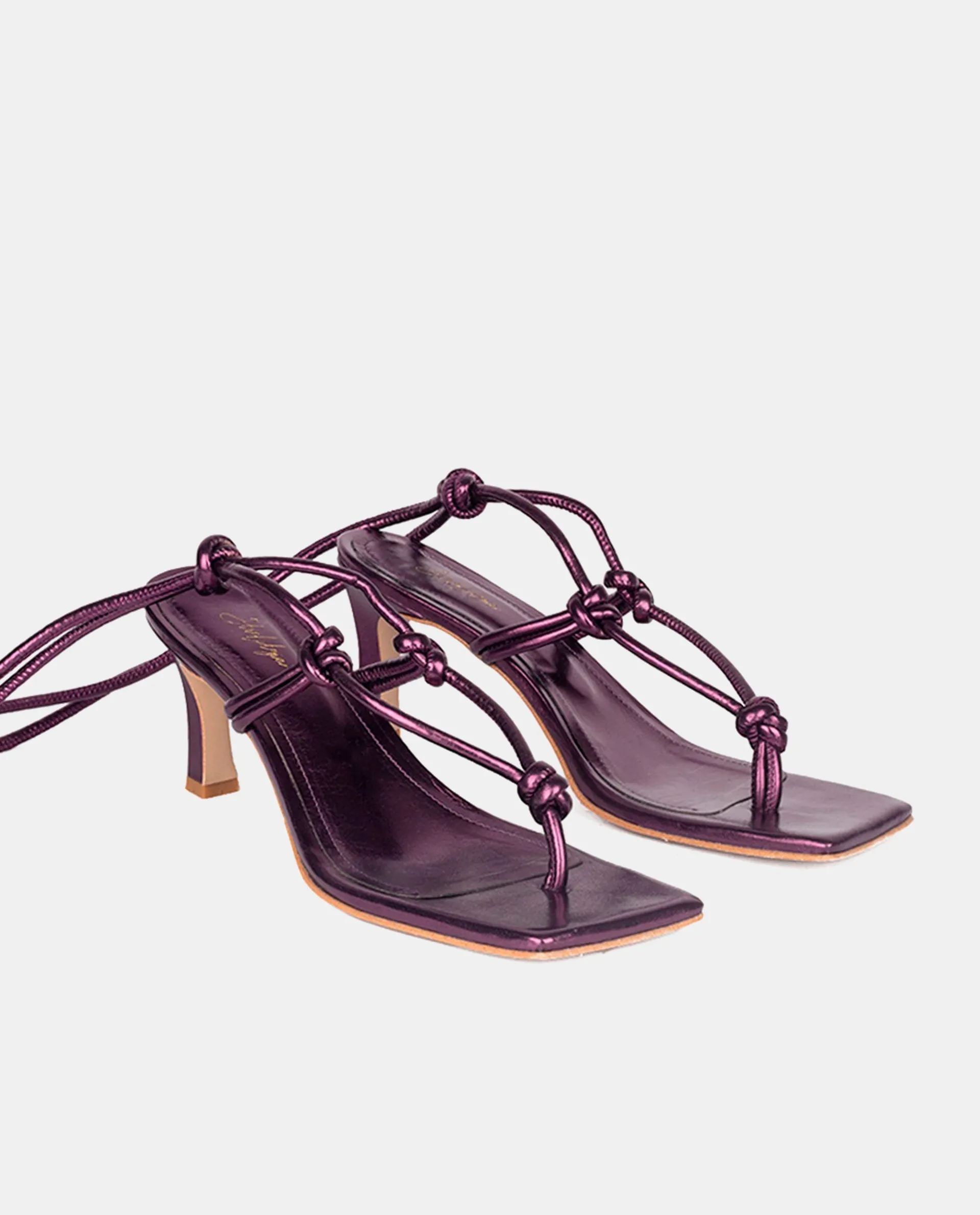 Strelitzia Purple Sandals