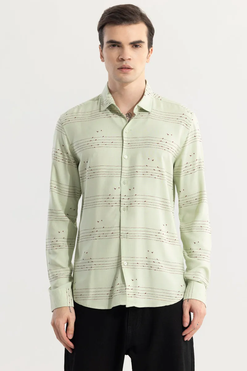 String Sparrow Green Shirt