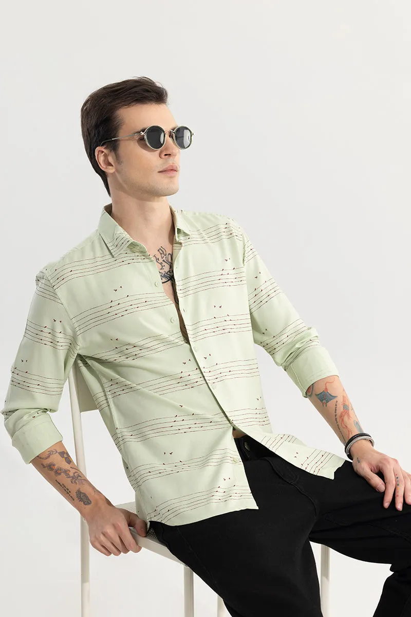 String Sparrow Green Shirt