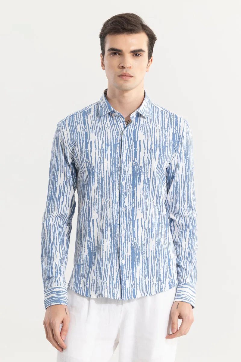 Strippy Lines Blue Shirt