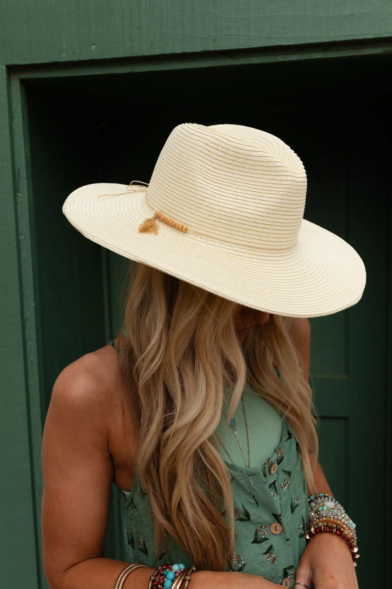 Sunlit Sands Panama Hat - Ivory