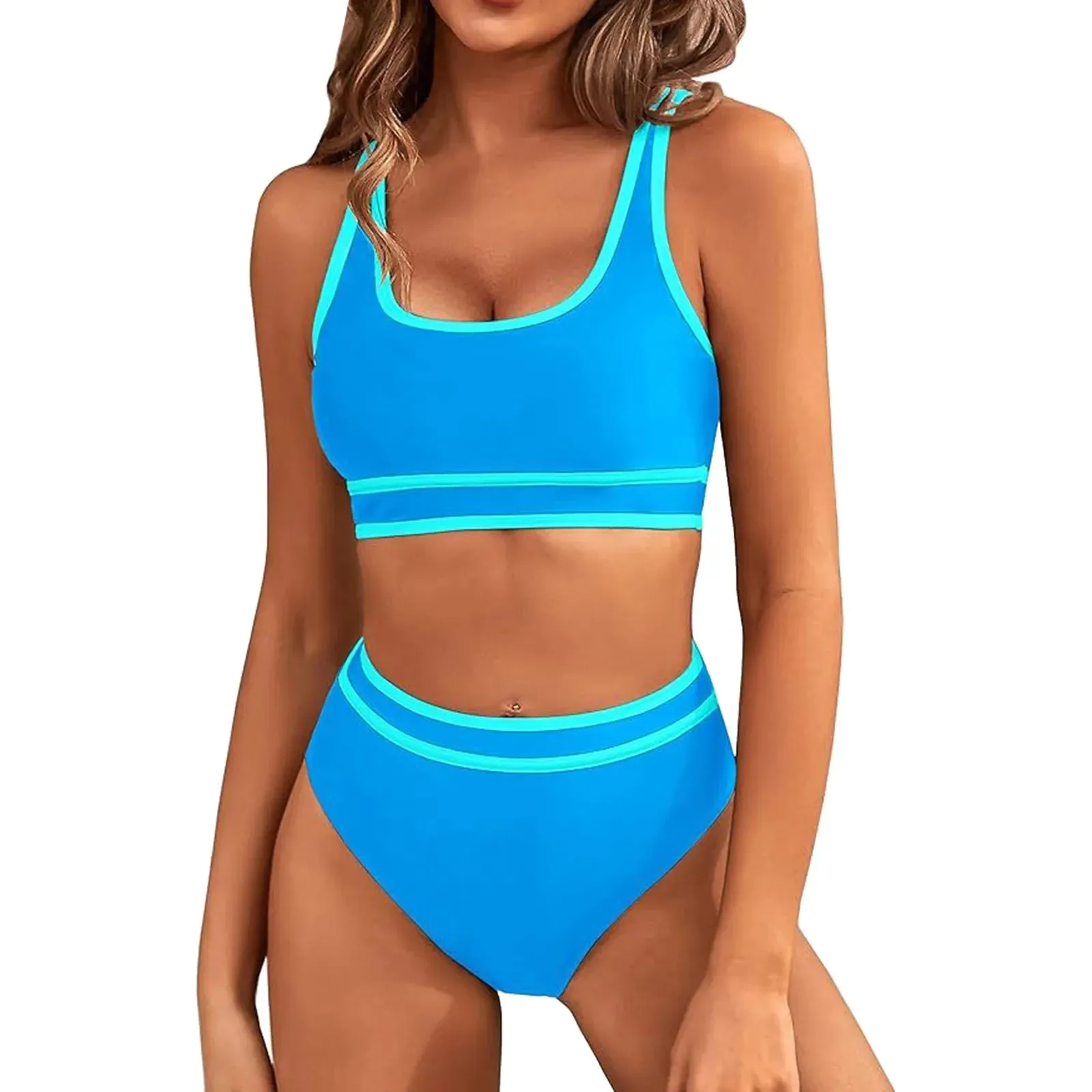 Sunset and Swim Ultimate Sommer-Bikini – Blau 