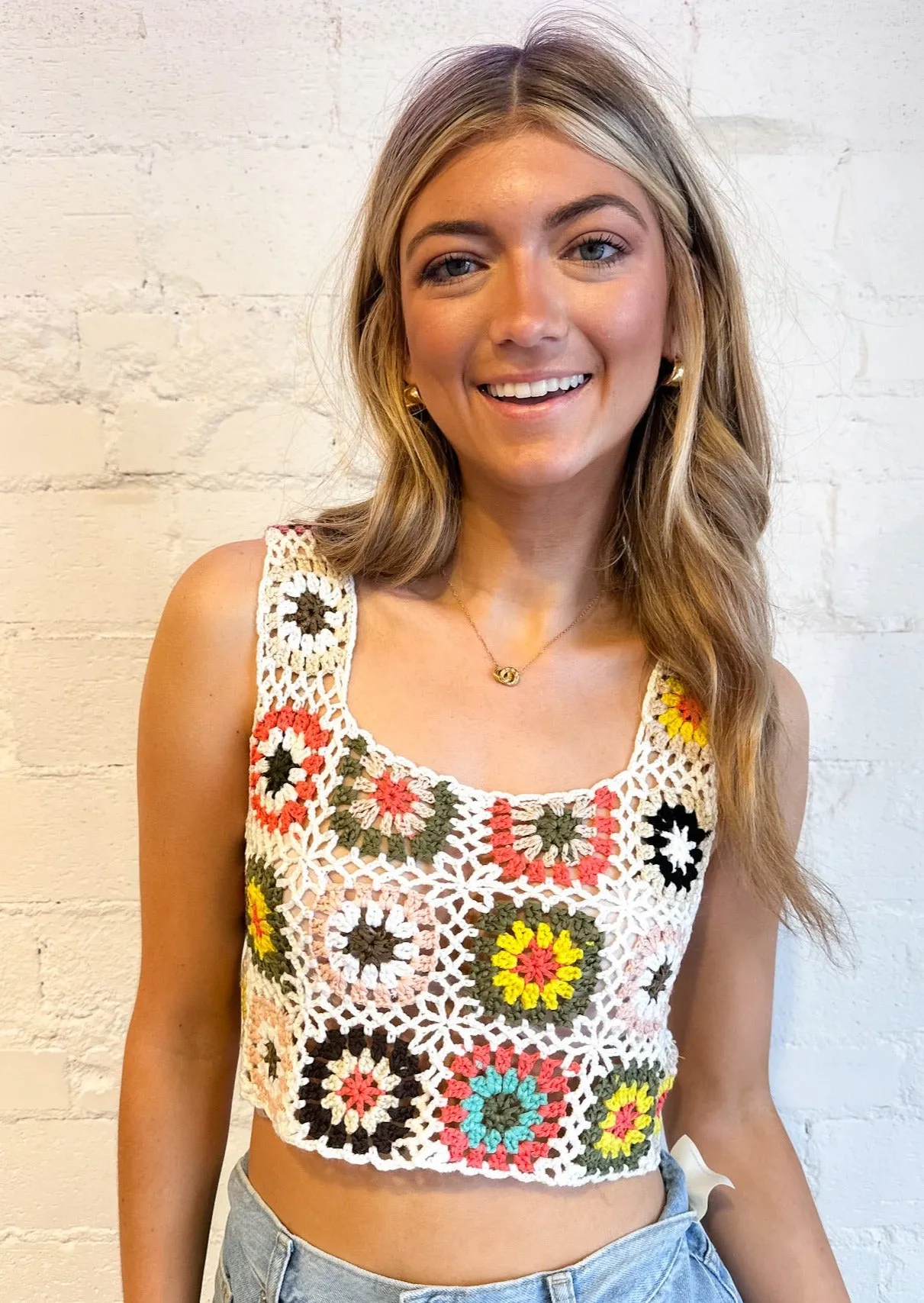 Sunshine Girl Crochet Top