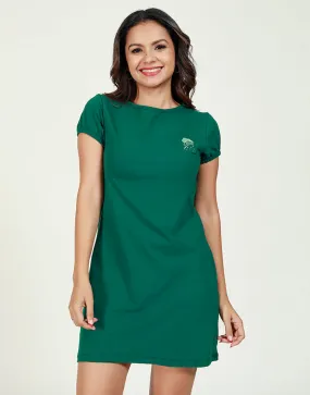 T-Shirt Dress with Embroidery