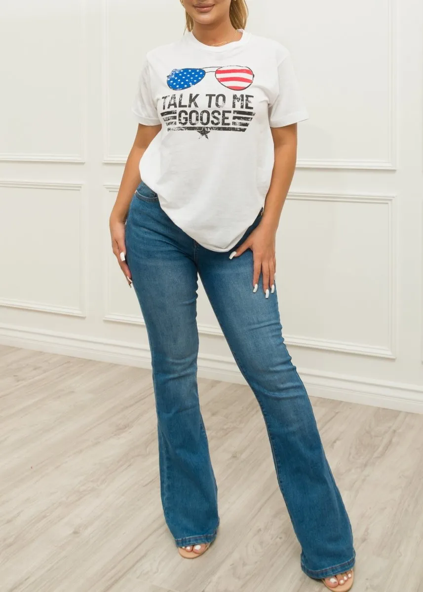 Talk to Me T-Shirt White