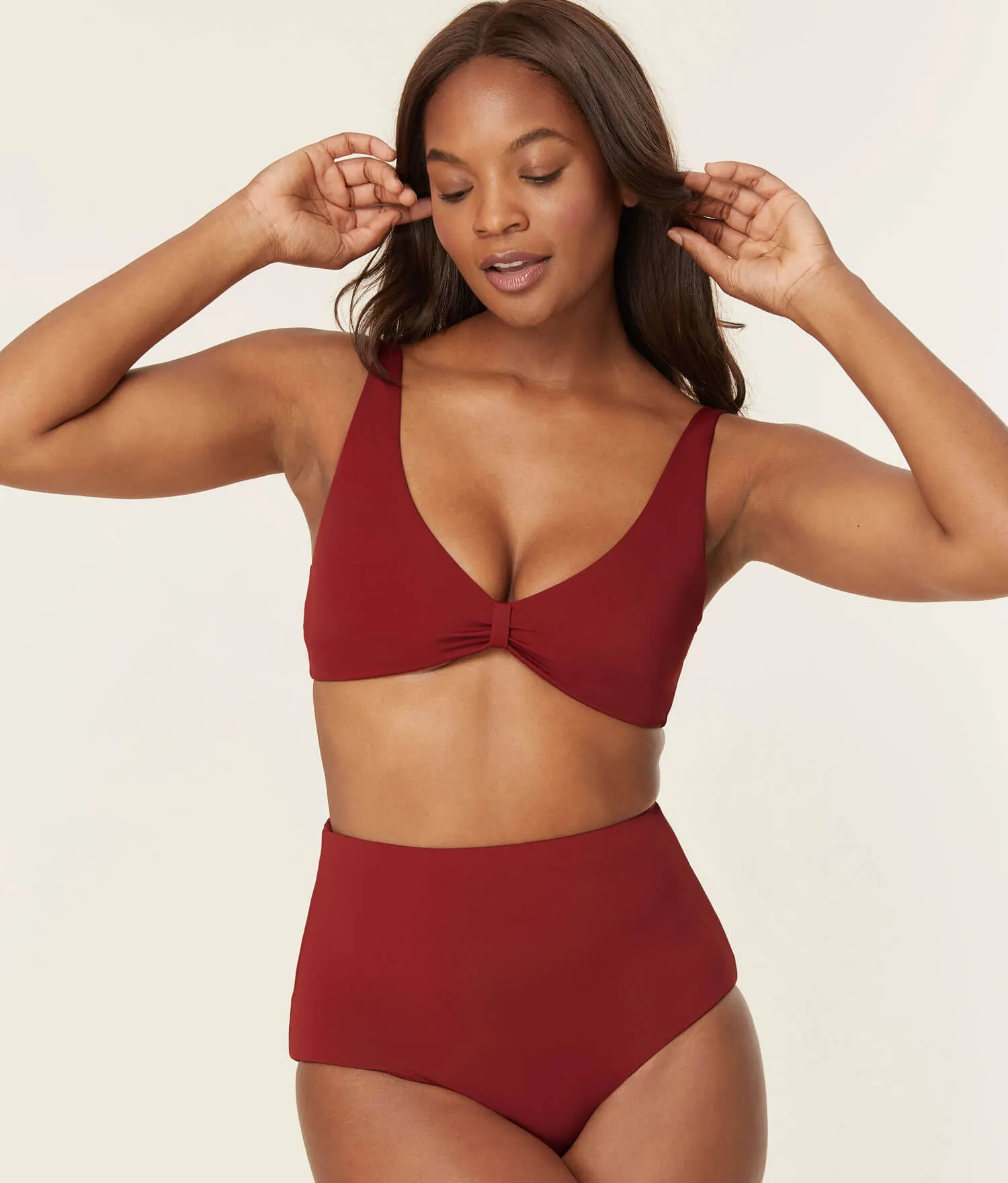 The Amor - Top - Eco Nylon - Crimson