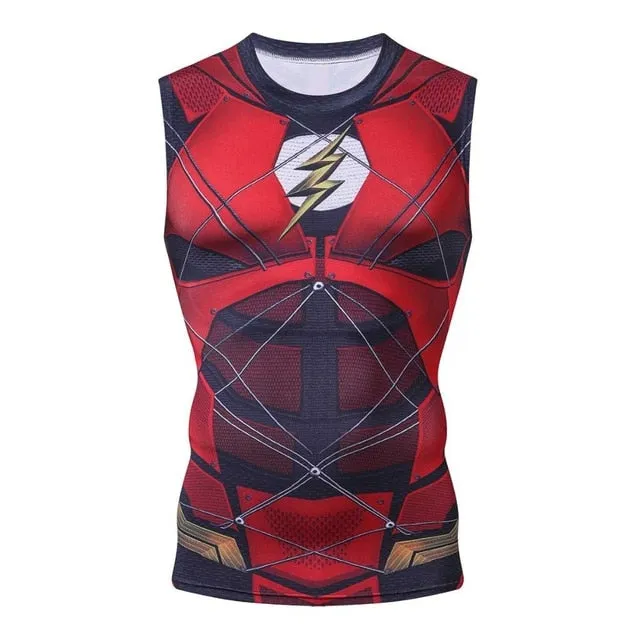 The Flash Compression 'Justice League' Tank Top