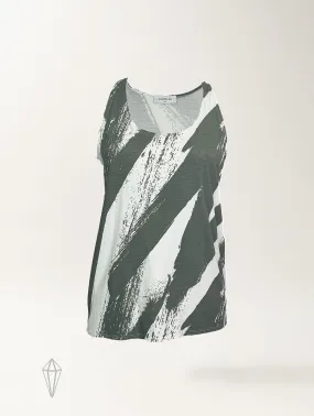 Tori Tank - Charcoal Sumi Rayon Jersey