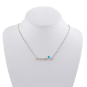 Turquoise Bar Necklace