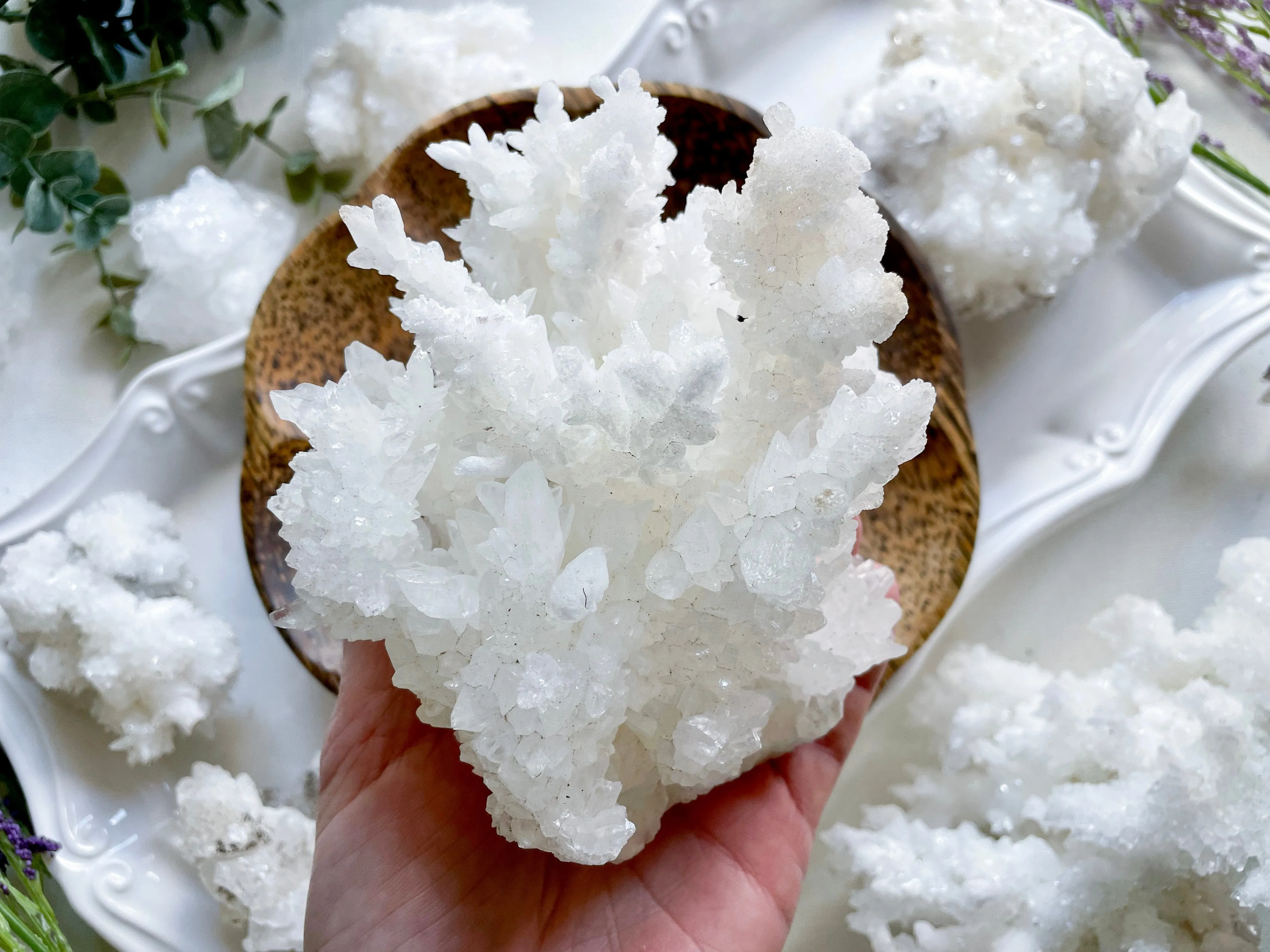 White Aragonite - Grade AAA || Mexico