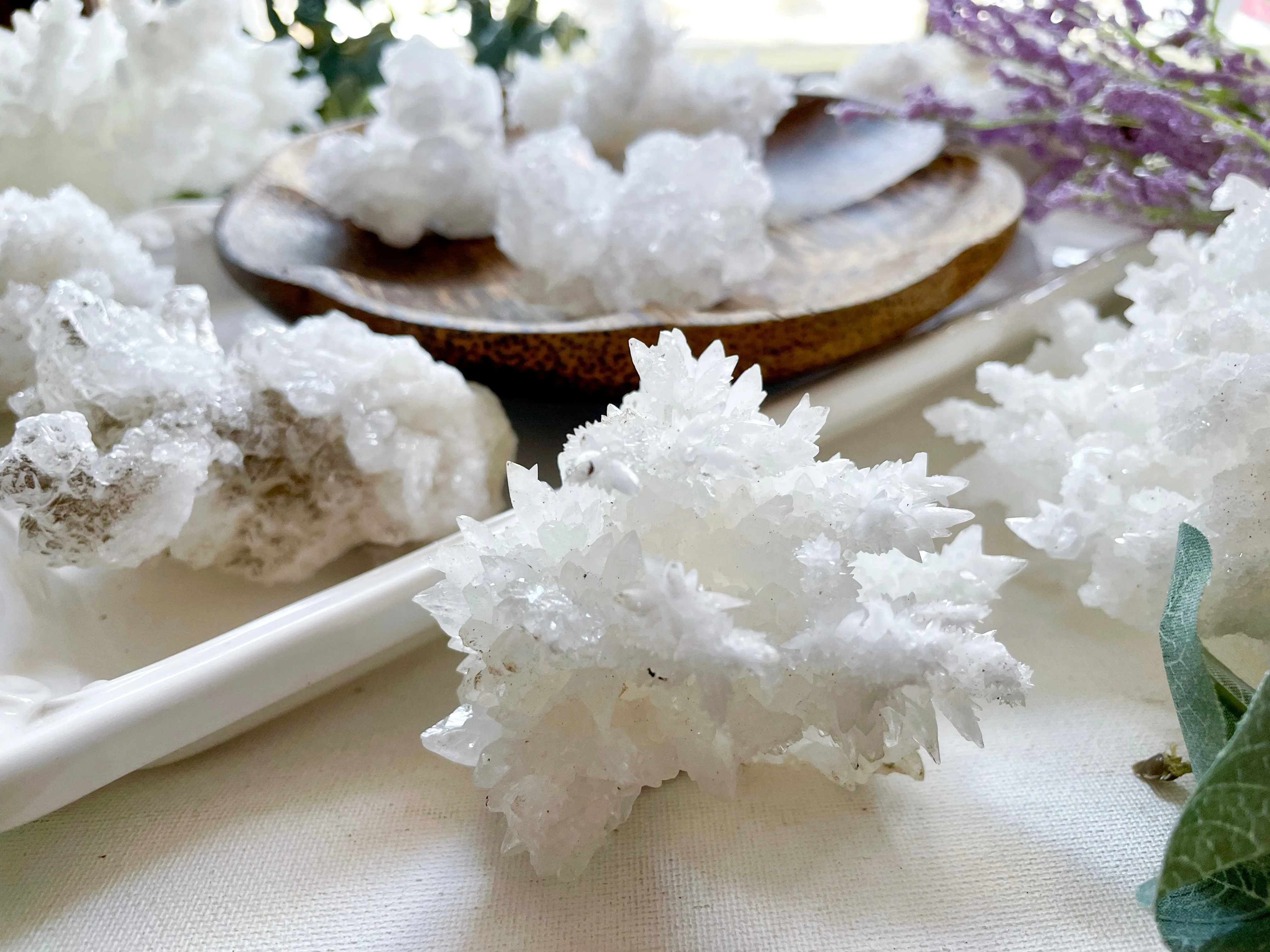 White Aragonite - Grade AAA || Mexico