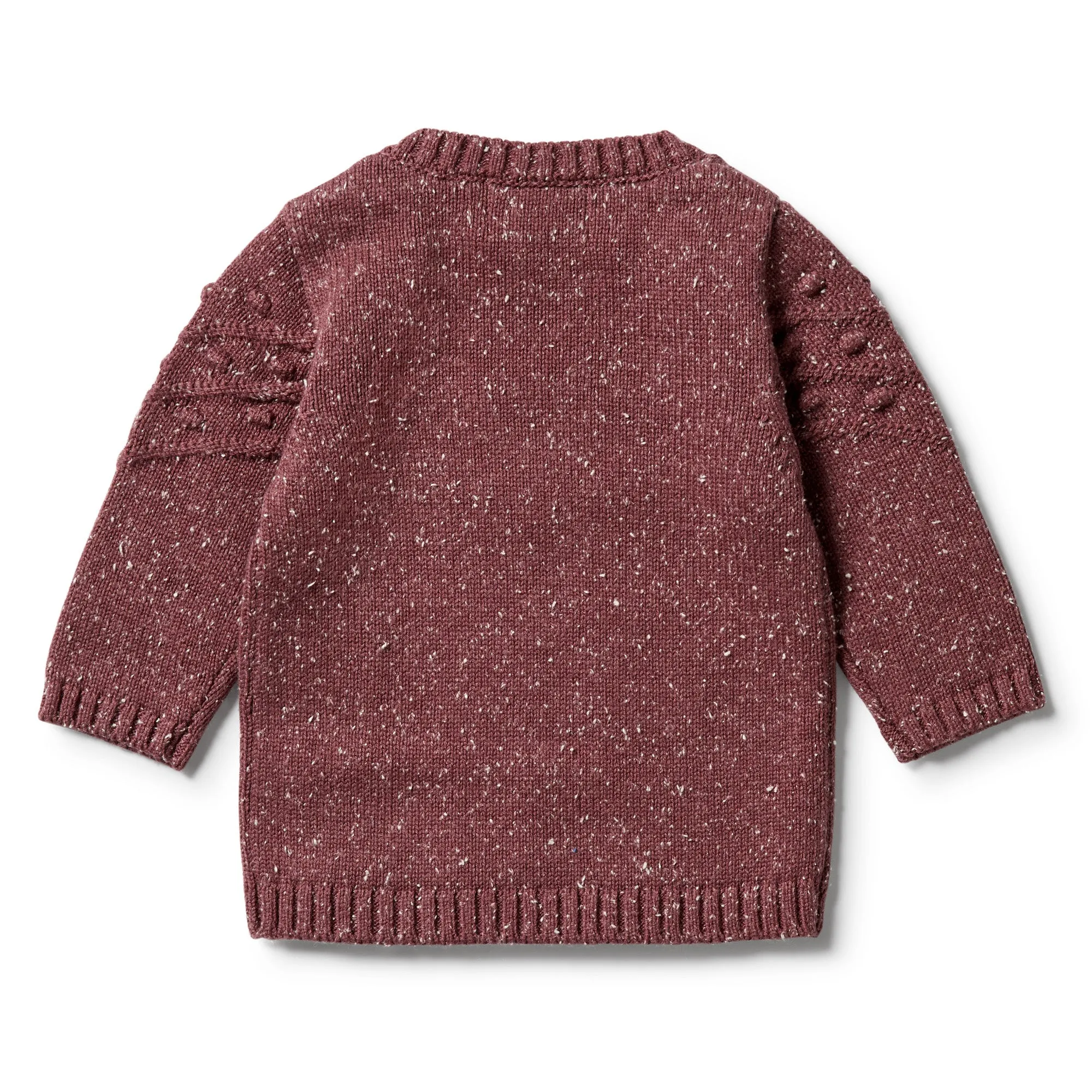 Wilson & Frenchy Knitted Bauble Jumper - Wild Ginger Fleck