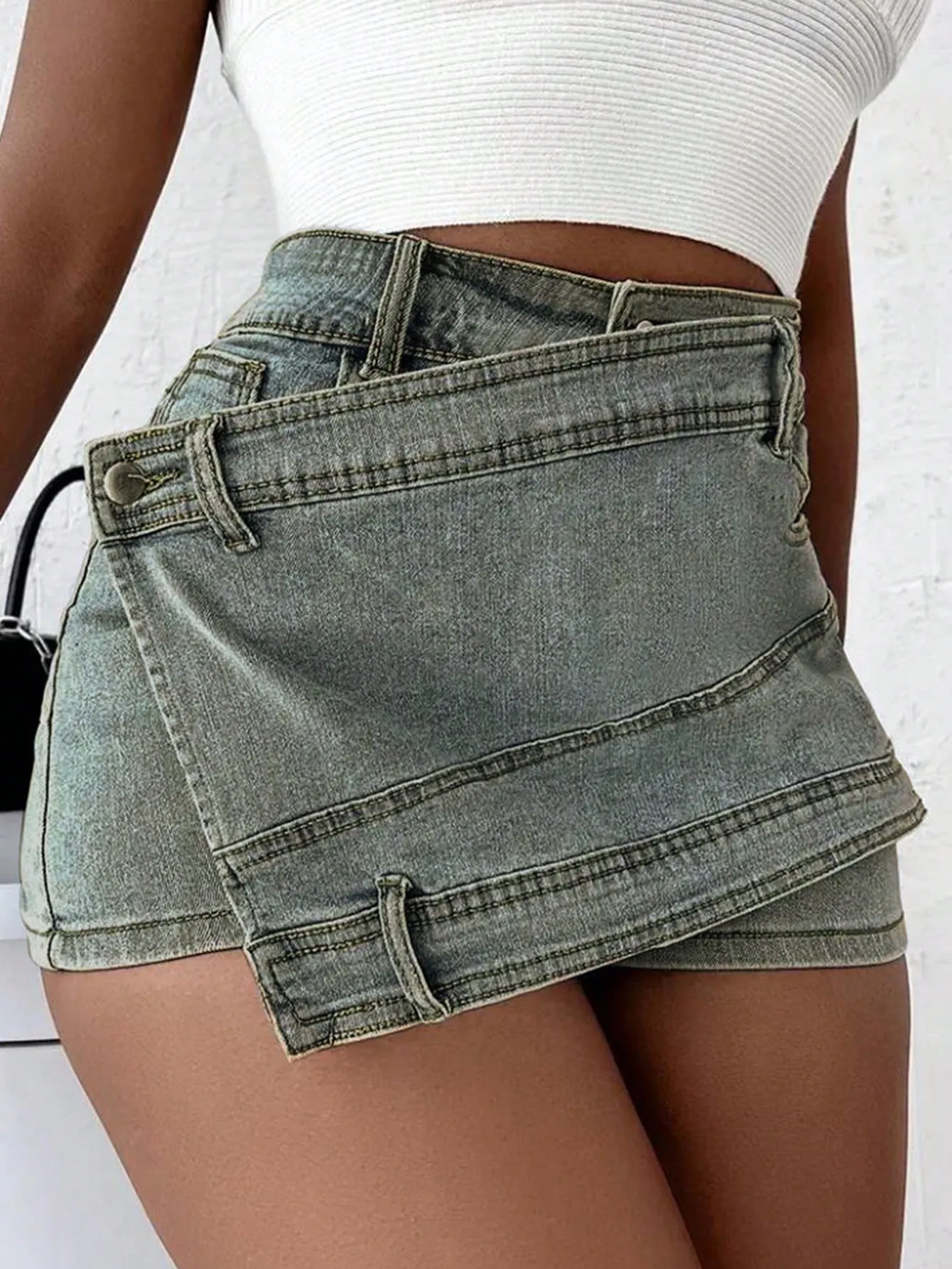 Women's Denim Skorts