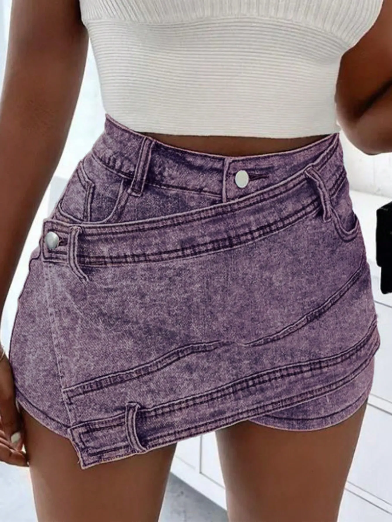 Women's Denim Skorts