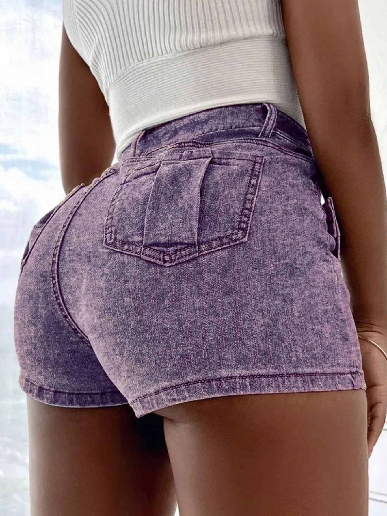 Women's Denim Skorts