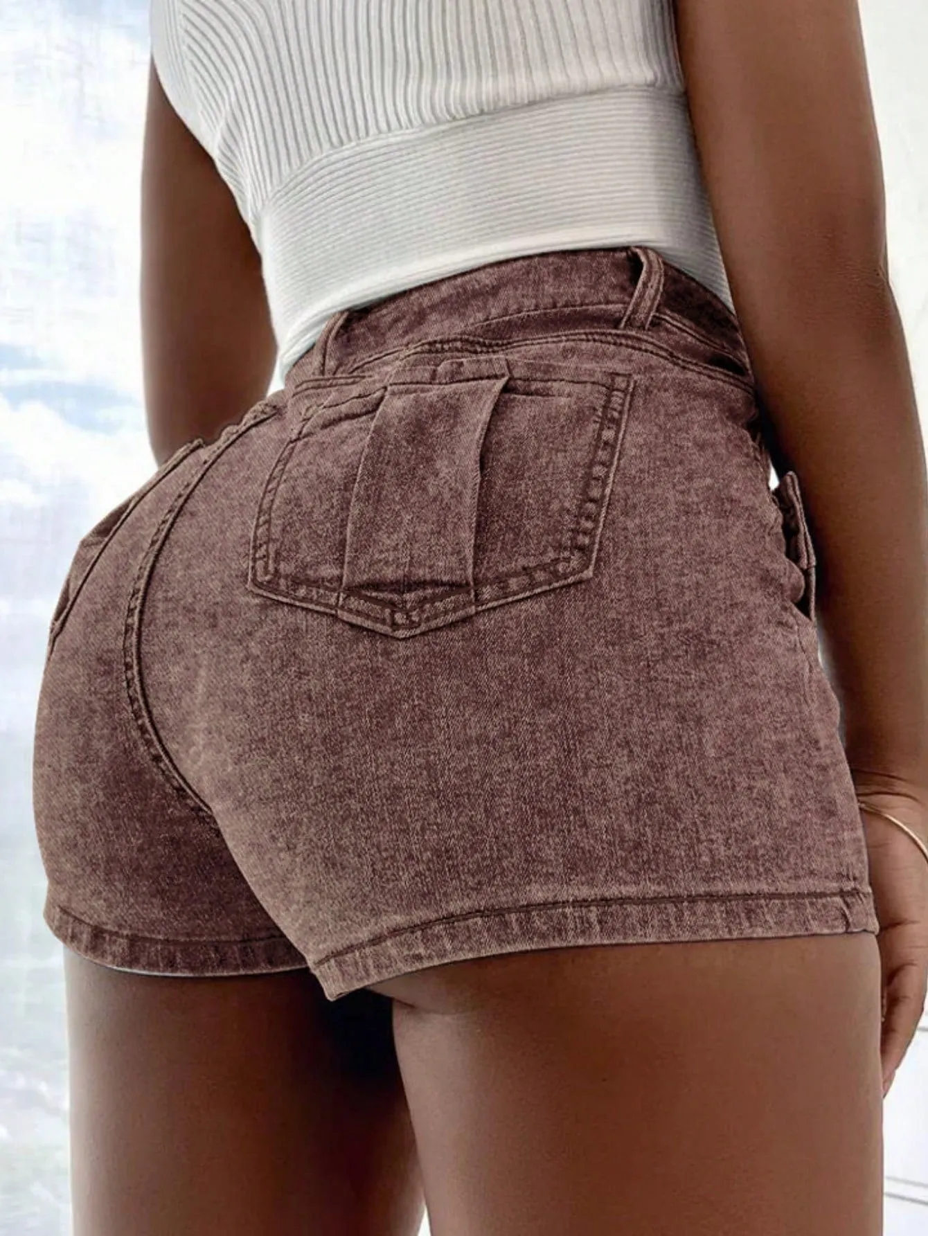 Women's Denim Skorts