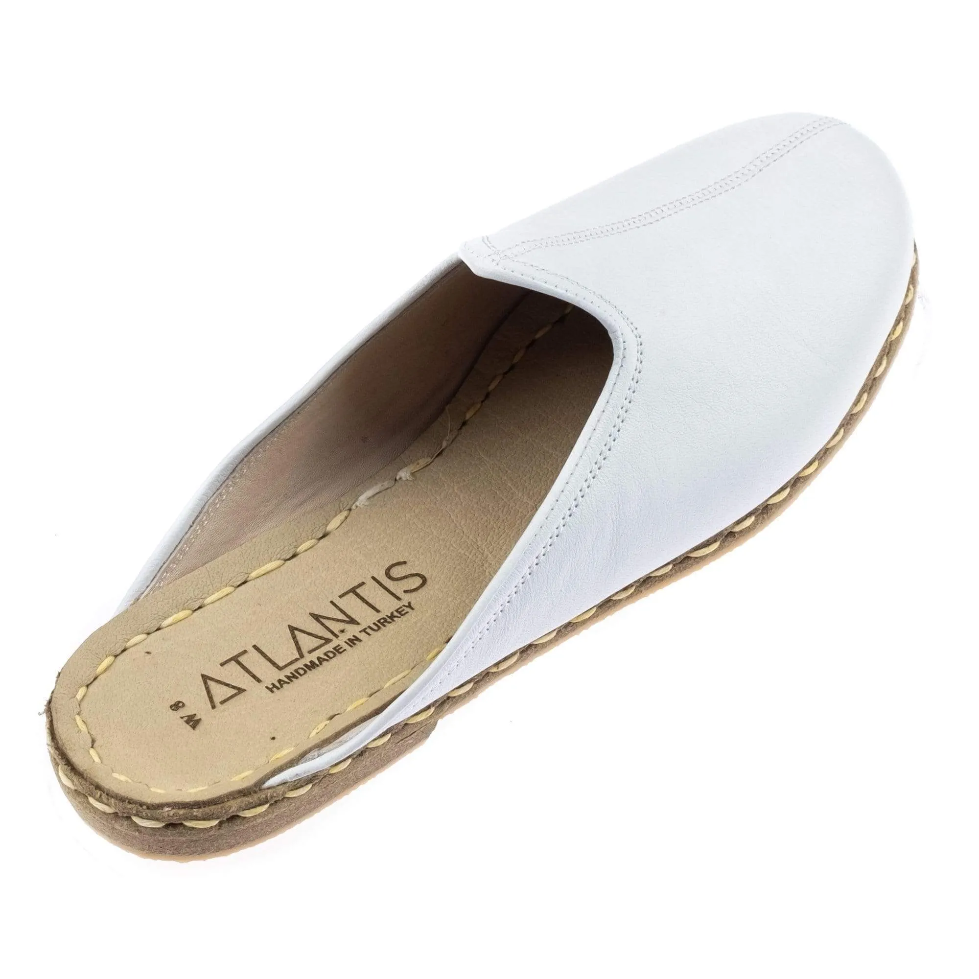 Women's White Slippers